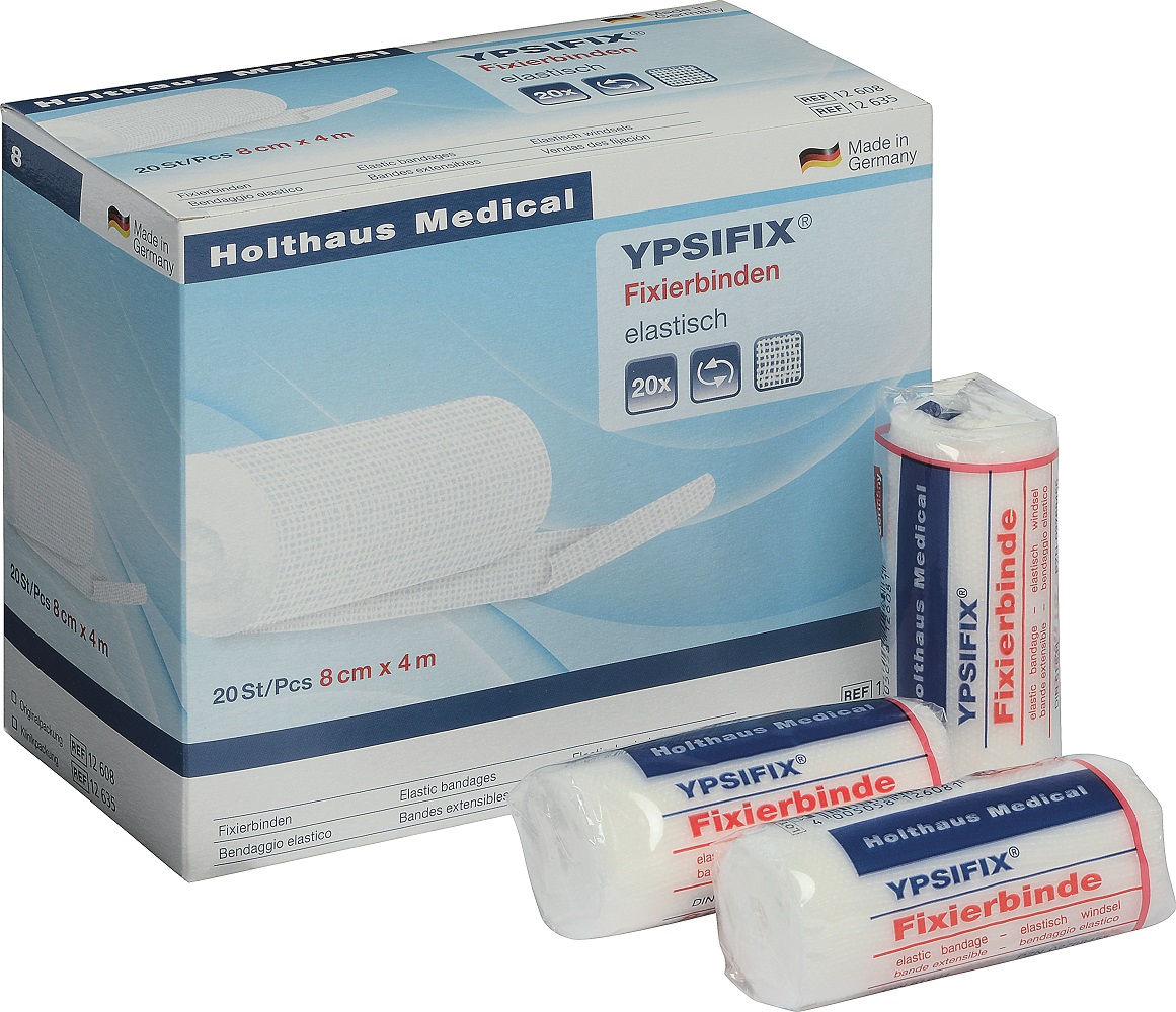 YPSIFIX Fixierbinden, 4 cm x 4 m, Packung á 20 Stück