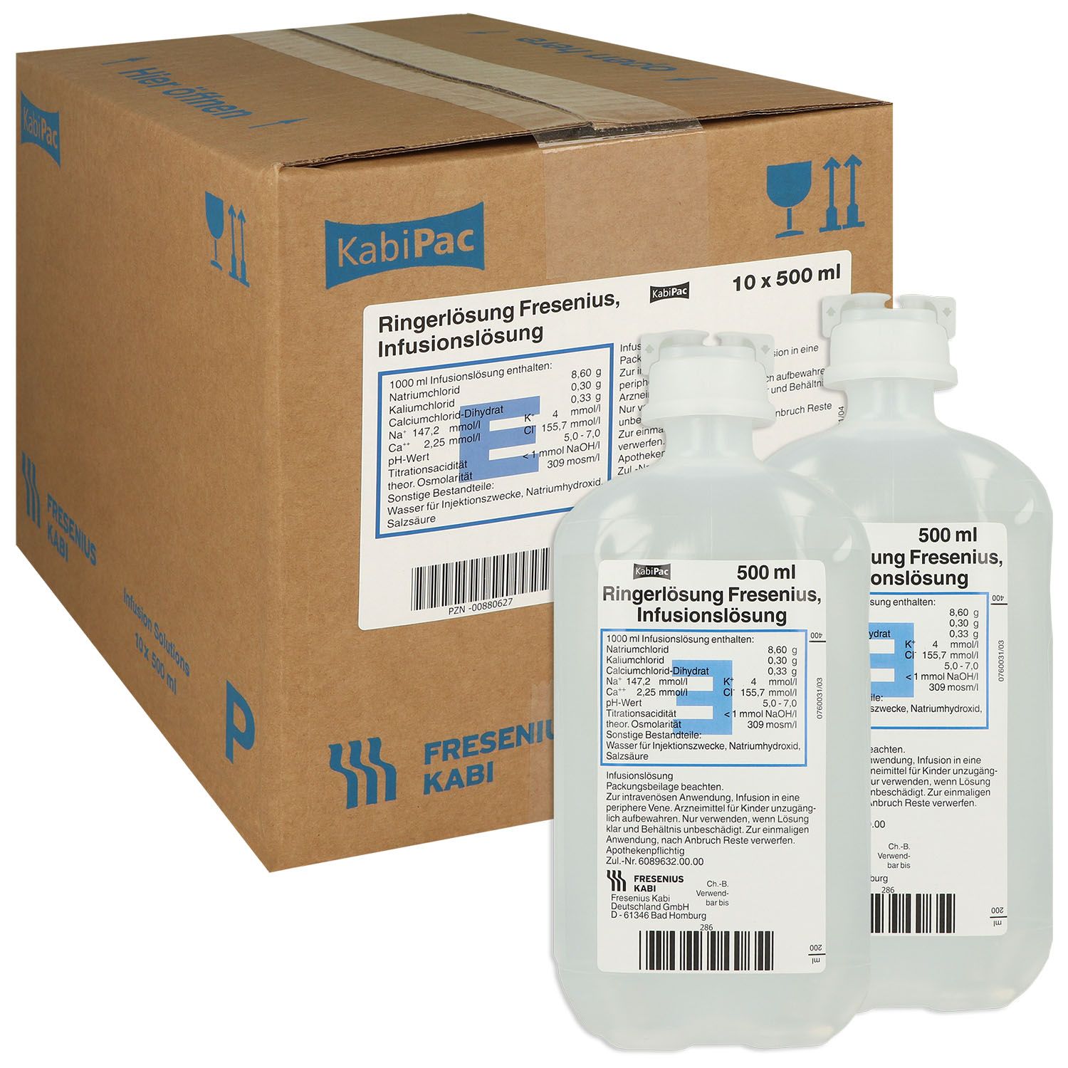 Ringerlösung Fresenius Kabi, Packung á 10 x 500 ml