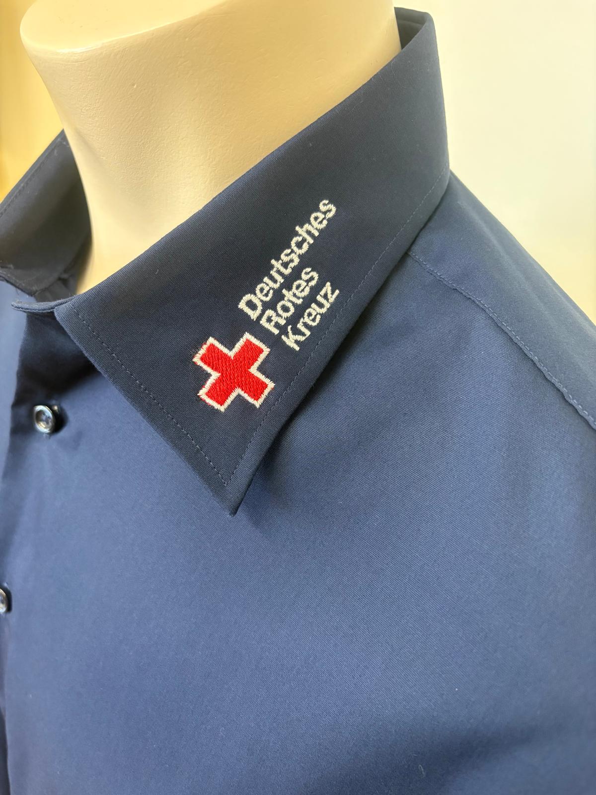 HAKRO HEMD BUSINESS REGULAR, mit Logo bestickt