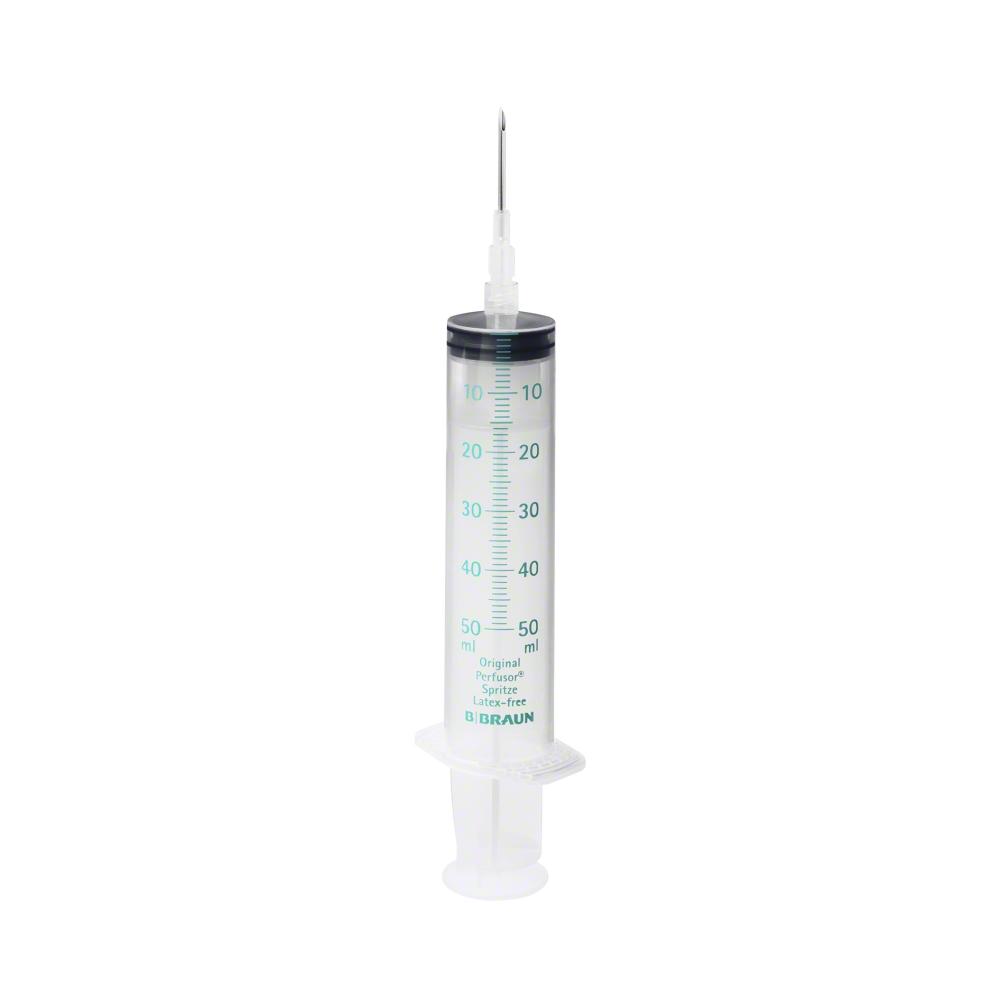Original Perfusor Spritze 50 ml, mit Aspirationskanüle, Packung á 100 Stück